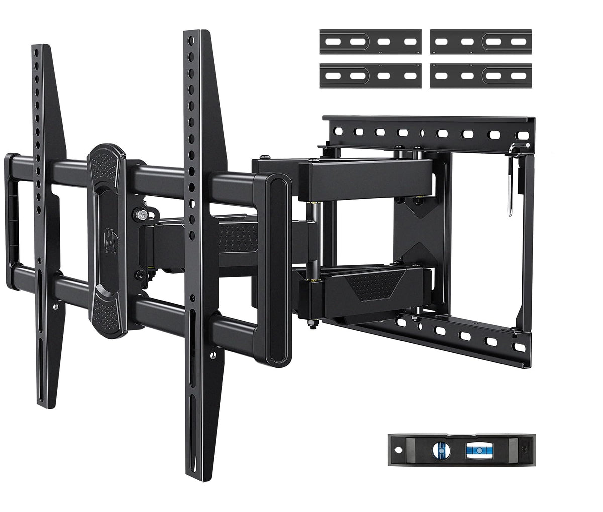 Mounting Dream MD2617-24K full-motion mount closeup showing sturdy TV support.