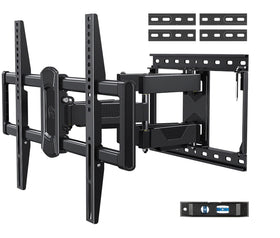 Mounting Dream MD2617-24K full-motion mount closeup showing sturdy TV support.