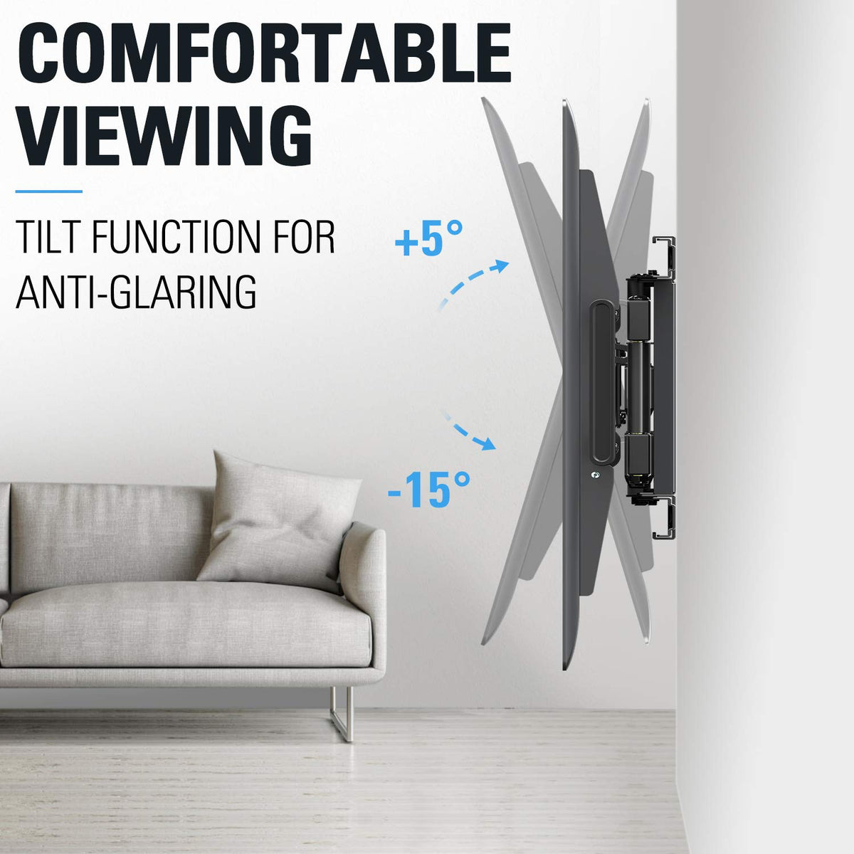 Six-arm Mounting Dream design provides robust support up to 100 lbs.