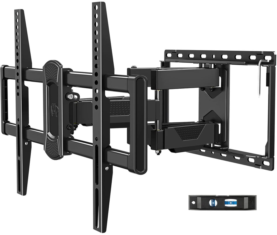 Mounting Dream MD2617 full-motion mount offers flexible viewing angles.