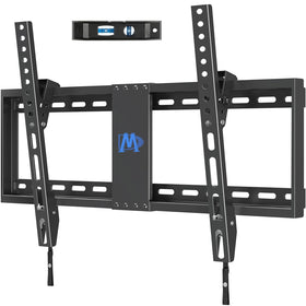 Mounting Dream front view showing secure TV support and clean design