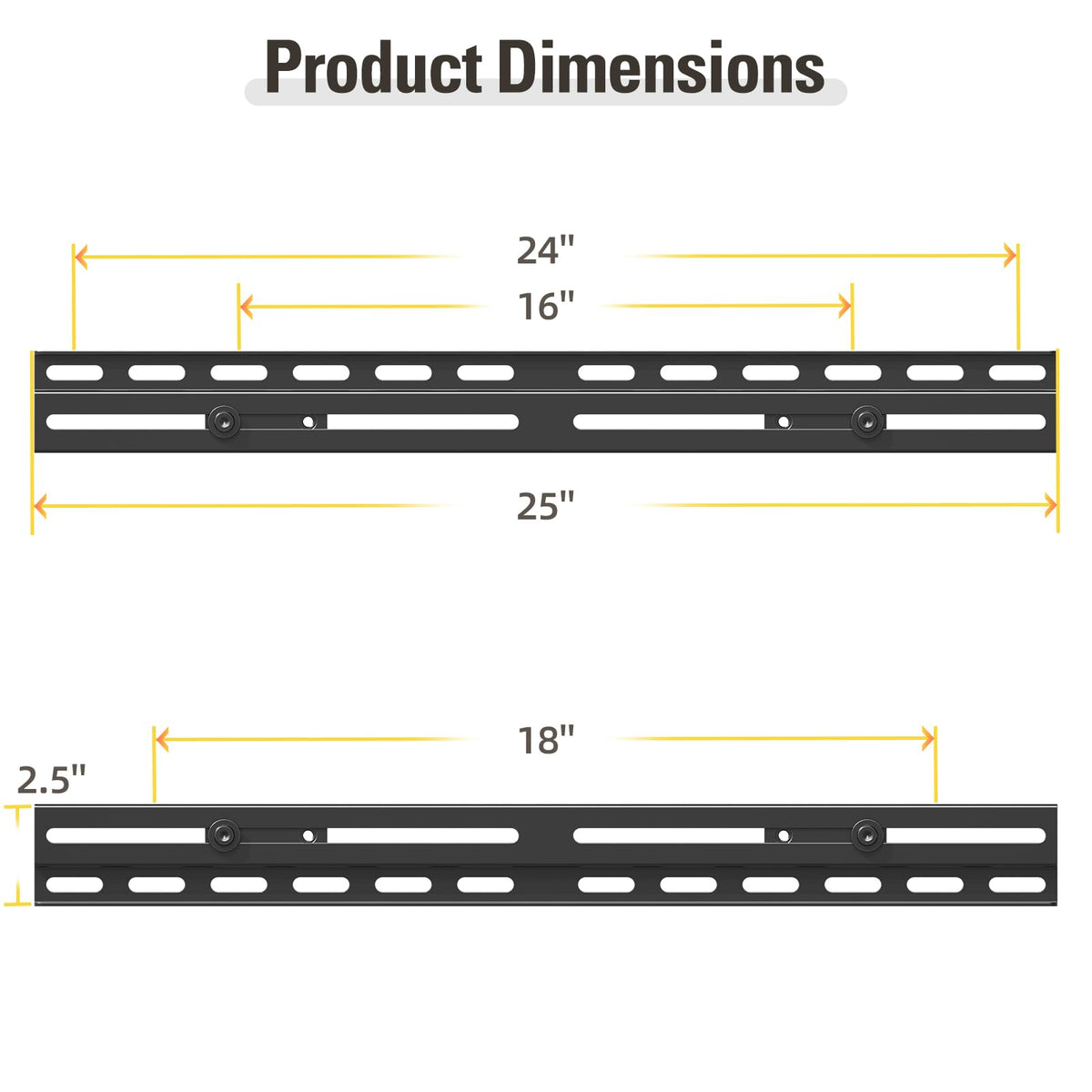 Mounting Dream MD5232 close-up of cold-rolled steel plate highlighting durable construction