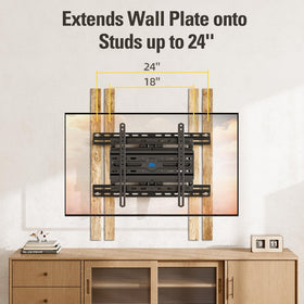 Mounting Dream MD5232 side profile showing eight-inch lateral spacing and space-saving fit