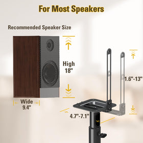 Mounting Dream MD5402 adjustable bracket fits various speakers