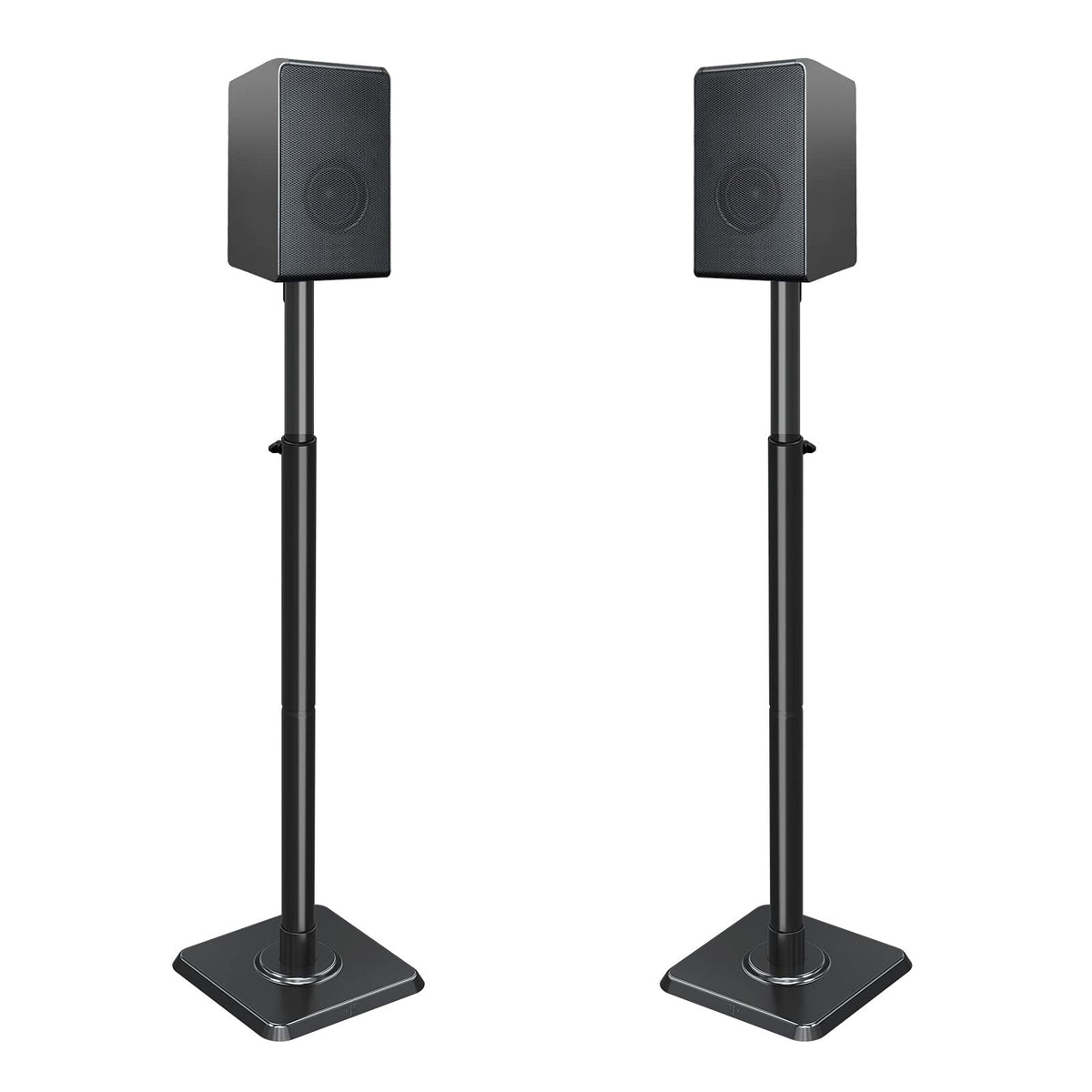 Mounting Dream MD5402 floor stand base supports sturdy 11 lb speakers