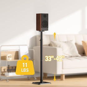 Mounting Dream MD5402 height adjustable stand for optimal listening height