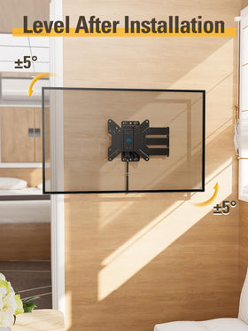 Mounting Dream size comparison showing compatible 17–43 inch TVs clearly