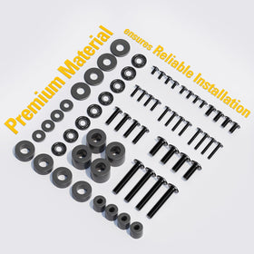 Mounting Dream screws beside ruler showing scale for confident part selection