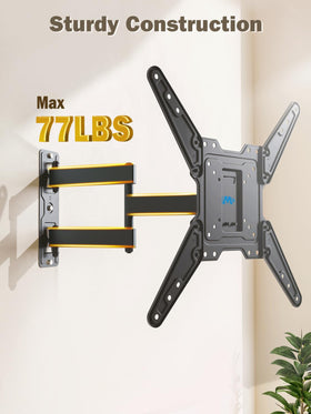 Mounting Dream tilt and swivel action demonstrating glare reduction benefit