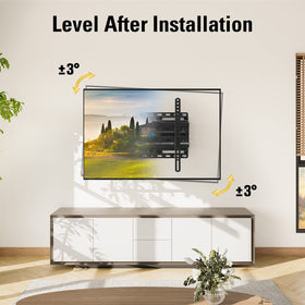 Mounting Dream tilt demonstration showing +5°/-15° angle to reduce glare