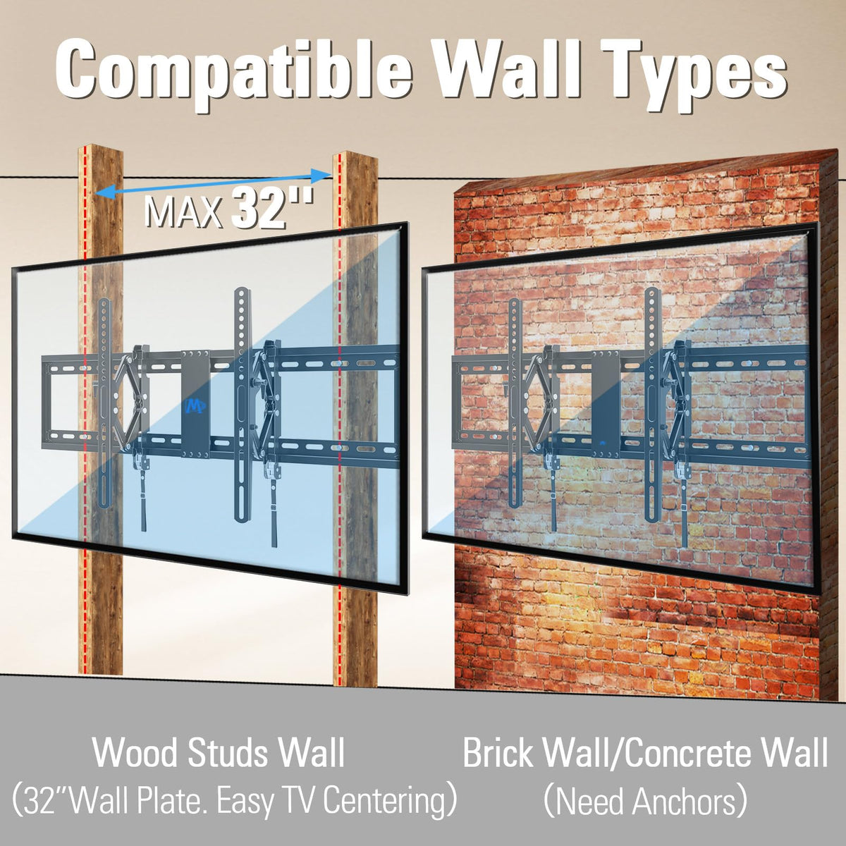 Mounting Dream universal wall bracket delivers reliable support and clean lines