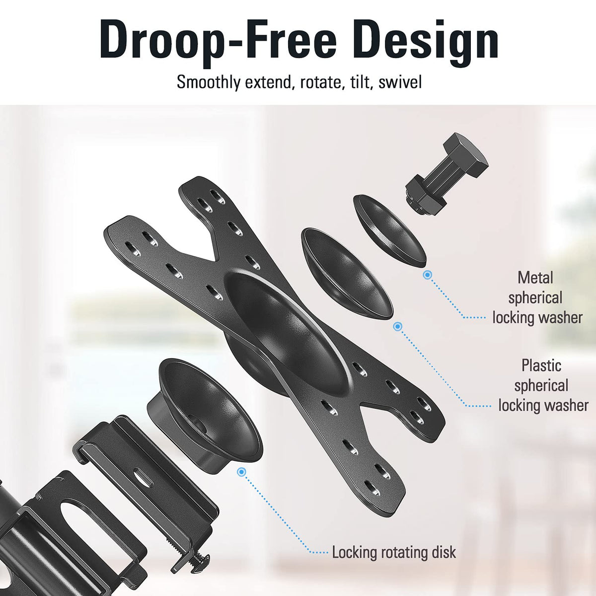 Mounting Dream VESA 100x100 compatible wall mount.