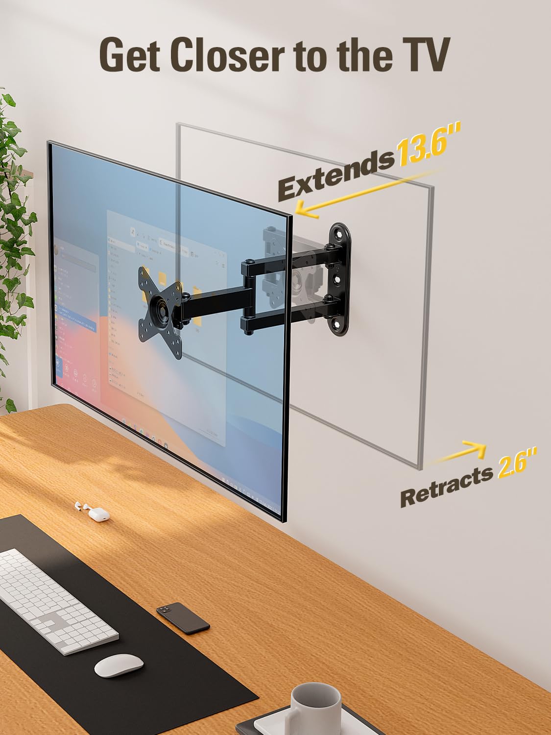 Mounting Dream VESA plate and included hardware displaying easy installation