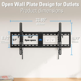 Mounting Dream compatible with 16-24-32 inch stud spacing for flexible installation