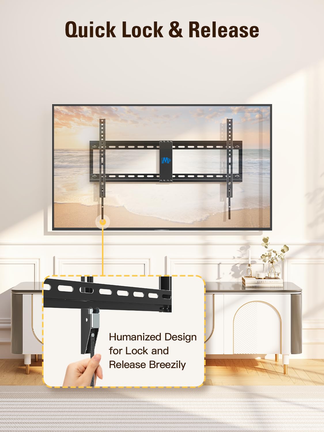 Mounting Dream VESA pattern and label demonstrating 800x400 compatibility