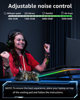 Mountory anti-slip clips secure laptops during gaming sessions