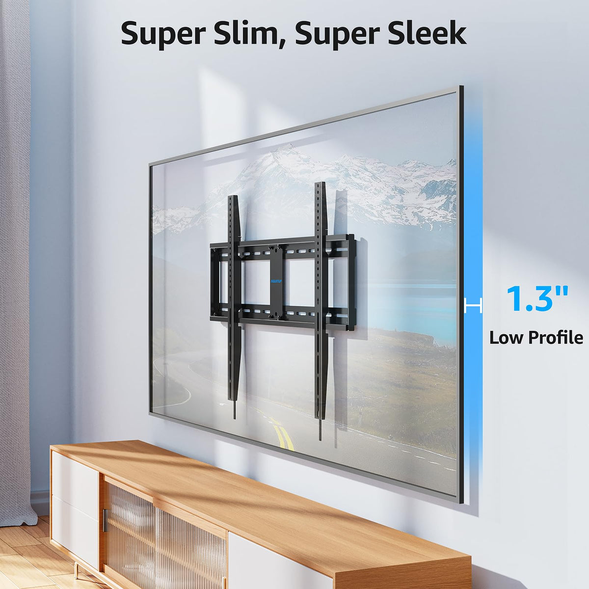 MOUNTUP backplate with integrated level for accurate alignment and faster install