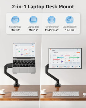 MOUNTUP close-up of ventilation tray with anti-slip pads protecting laptop from heat