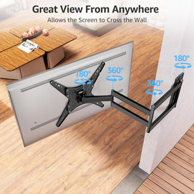 Mountup corner wall mount demonstrates compact profile on wall.