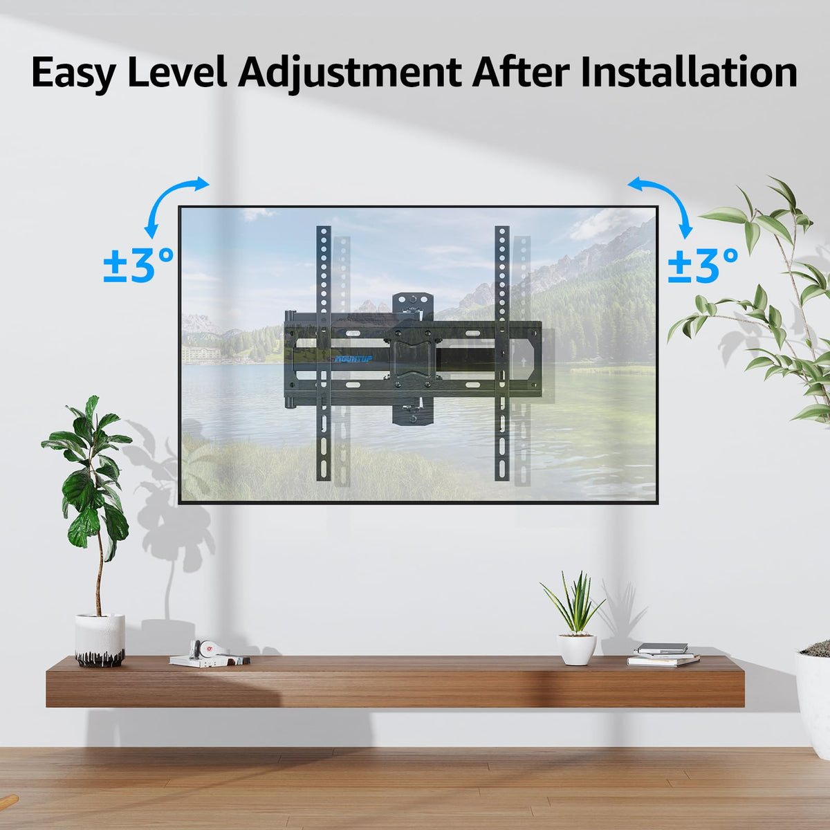 MOUNTUP includes all hardware for quick installation