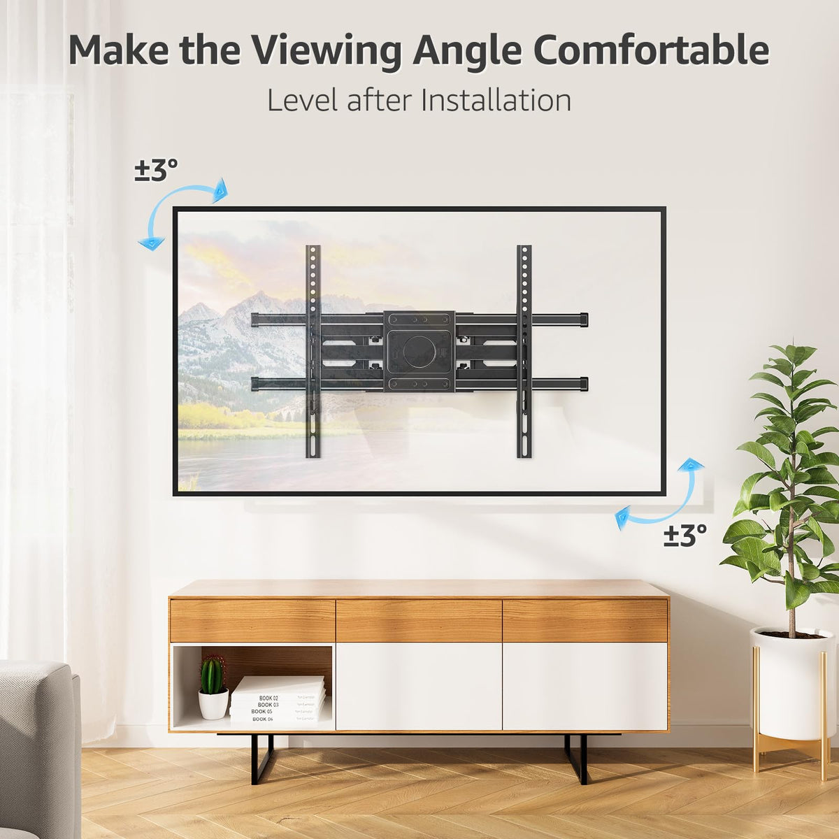 MOUNTUP extended position demonstrating 13.8 inch pullout for viewing