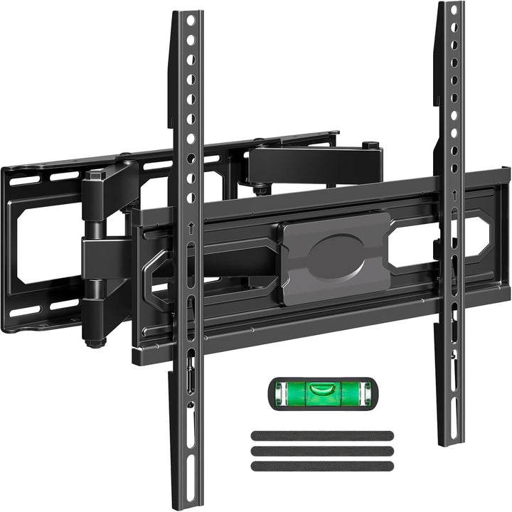 MOUNTUP front view of mounted TV showing slim profile and stability