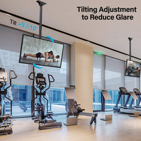Mountup heavy-duty design supports up to 110 lbs for larger screens.