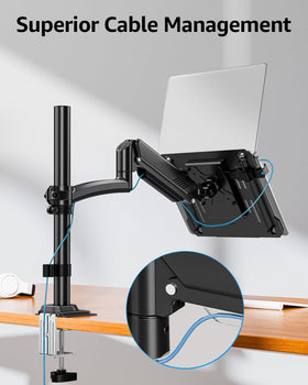 MOUNTUP grommet installation offers clean desk integration.