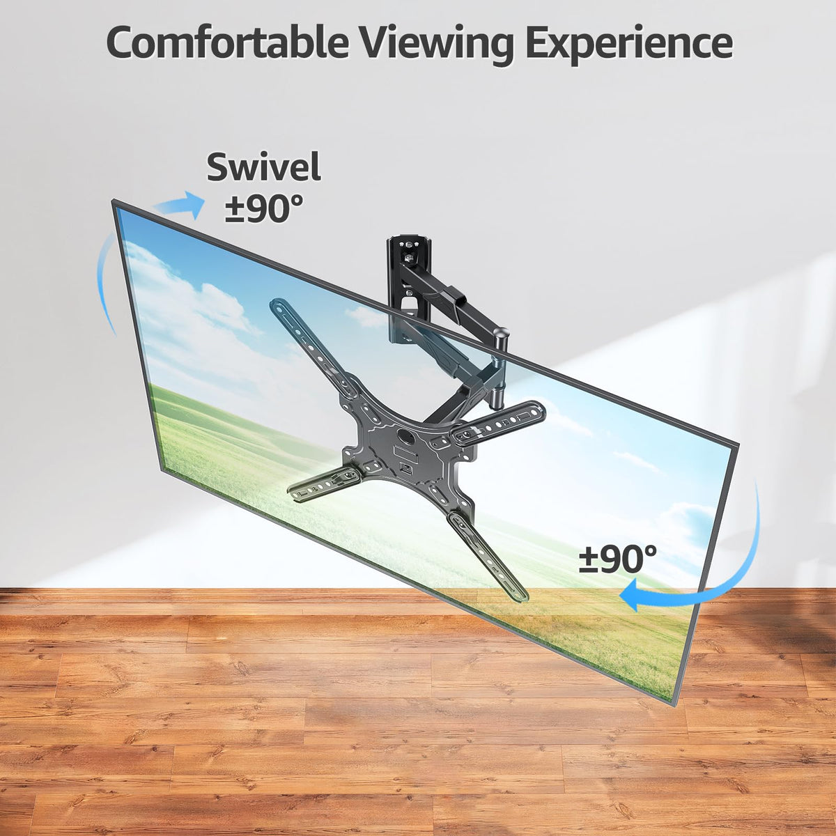Single-stud installation of MU0009 simplifies wall mounting