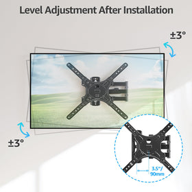 MU0009 wide-wall-plate delivers sturdy support for large screens