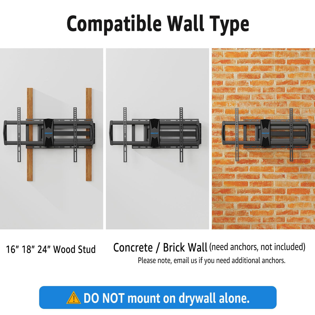 MountUp MU0059 pre-install wall plate simplifies setup