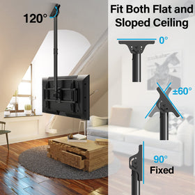 Mountup multi-height adjustable pole adapts to counters and displays for versatile layouts.