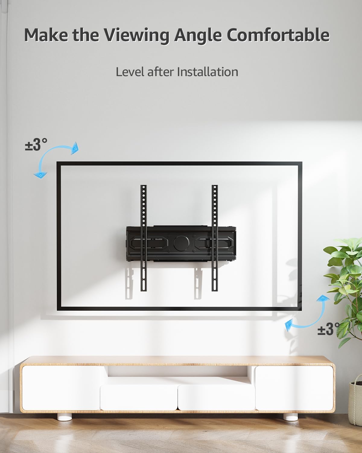 MOUNTUP package contents and hardware demonstrating easy installation