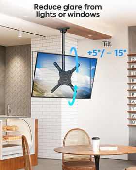 MOUNTUP pole height adjustment showing indexed holes for exact positioning