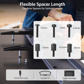MOUNTUP screws in hand to show scale and ease of handling during installation