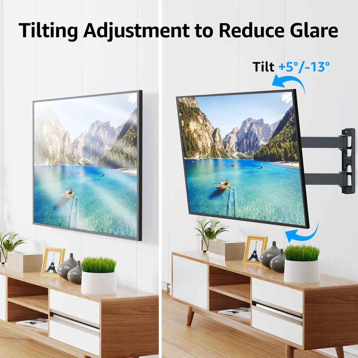 MOUNTUP single-stud design for fast, secure mounting