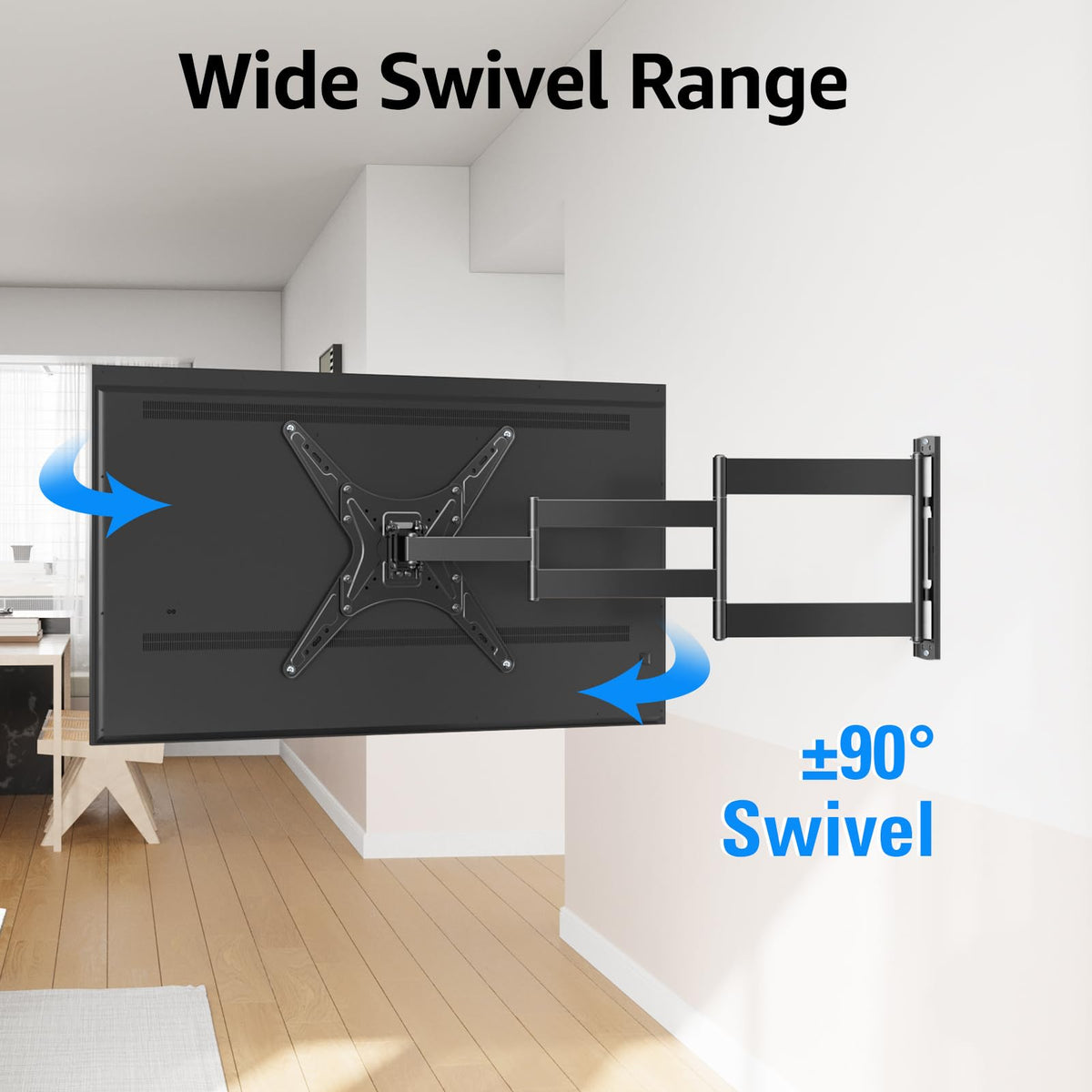 Mountup single-stud installation kit with clear hardware included.
