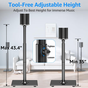 Mountup One SL tray-fit stand ensures discreet, stable Sonos setup