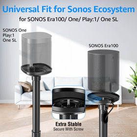 Mountup One tray-fit stand securely holds Sonos One for stable listening