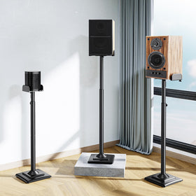 Mountup spring-loaded top plate fits 5–10 inch speakers for versatile compatibility.