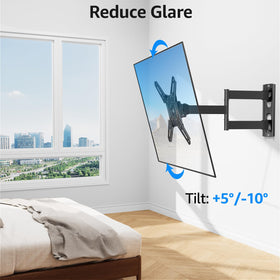 MOUNTUP sturdy steel design provides steady support for safe TV placement