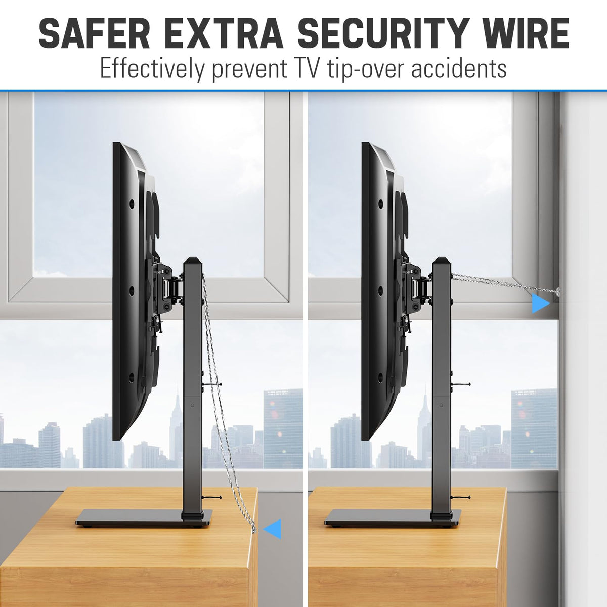 MOUNTUP demonstrating tilt and swivel capability for flexible angles