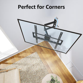 MOUNTUP extended-arm wall mount reaches 19.2 inches for flexible positioning
