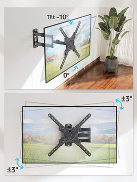 MOUNTUP tilt feature reduces glare for daytime viewing