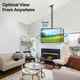 Mountup VESA 600x400 compatibility ensures broad screen fit and stable mounting.