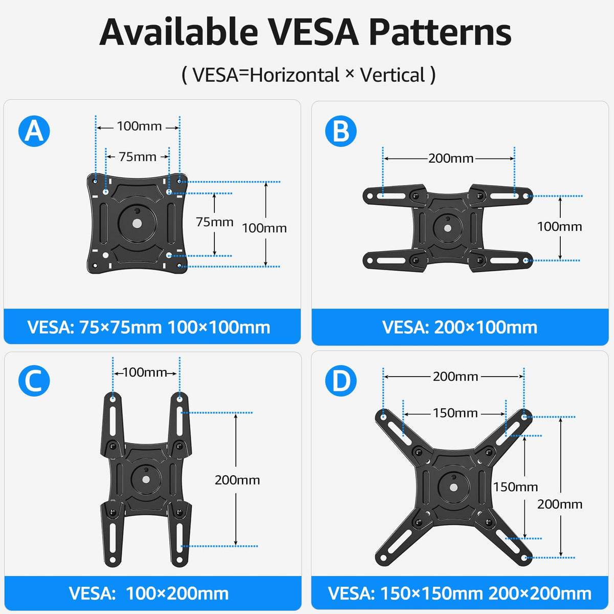 MOUNTUP wall bracket with articulating arm ideal for 14-42 inch TVs