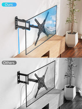 Cable covers help hide wires for a tidy setup