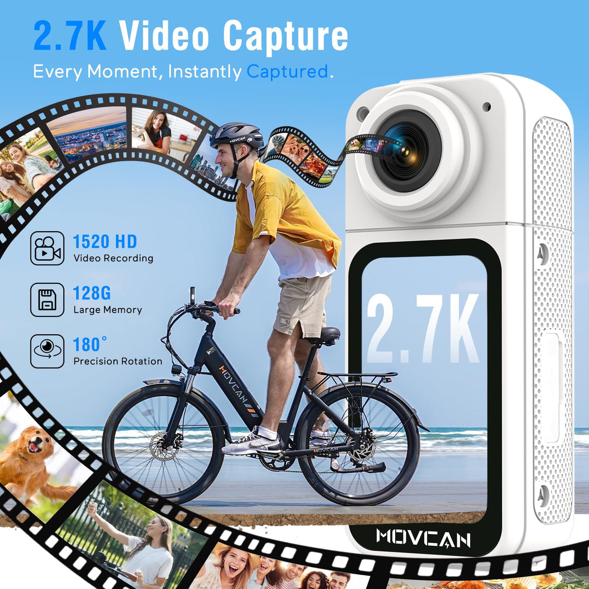 Movcan S70 WiFi app sharing lets you access footage on your phone