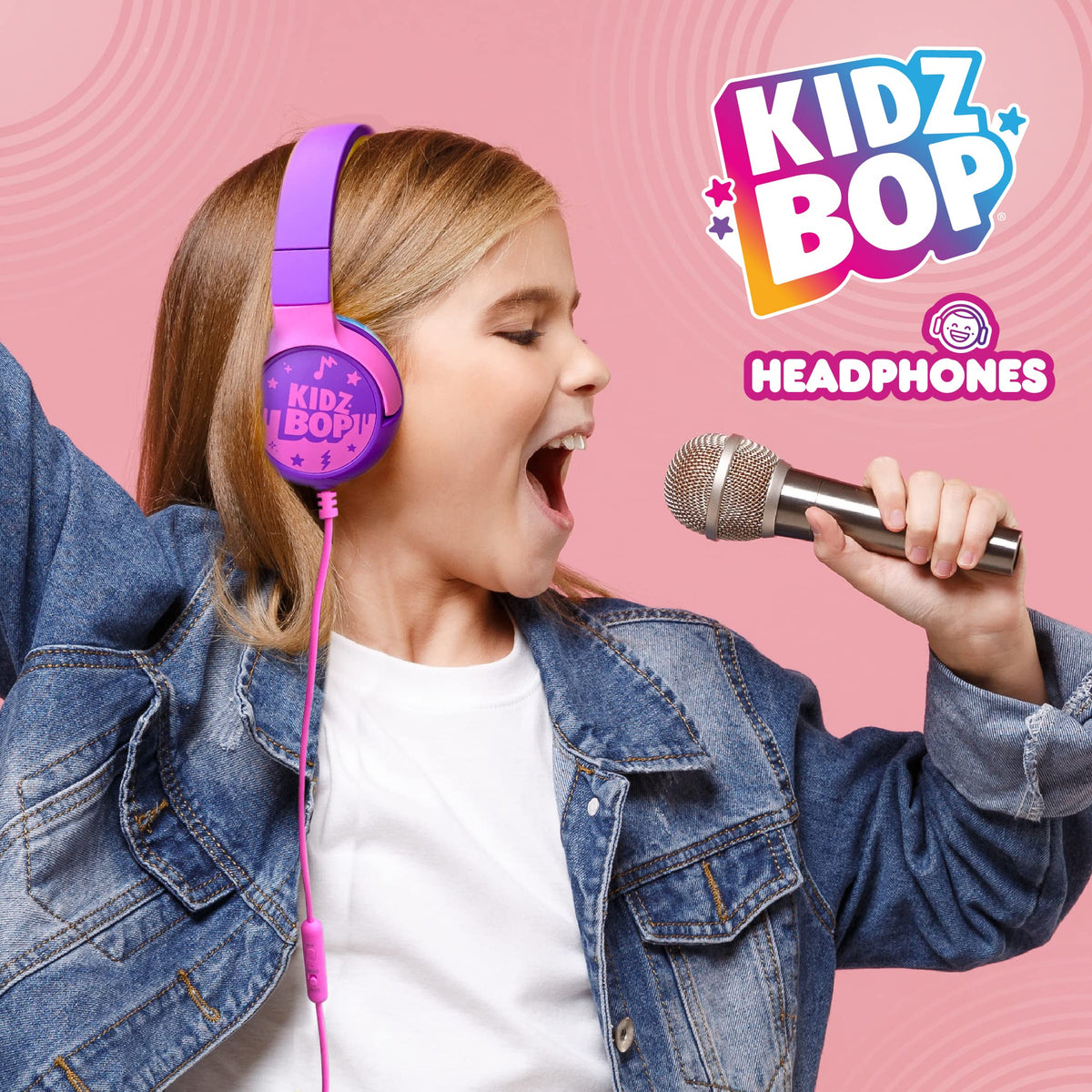 Move2Play Kidz Bop soft-padded earcups offer comfortable wear for kids.