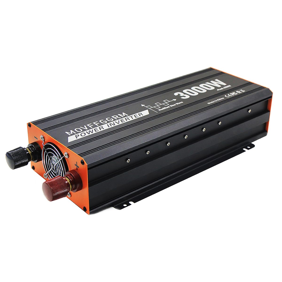 MOVFFGGRM 3000W inverter USB port for quick charging on the move.